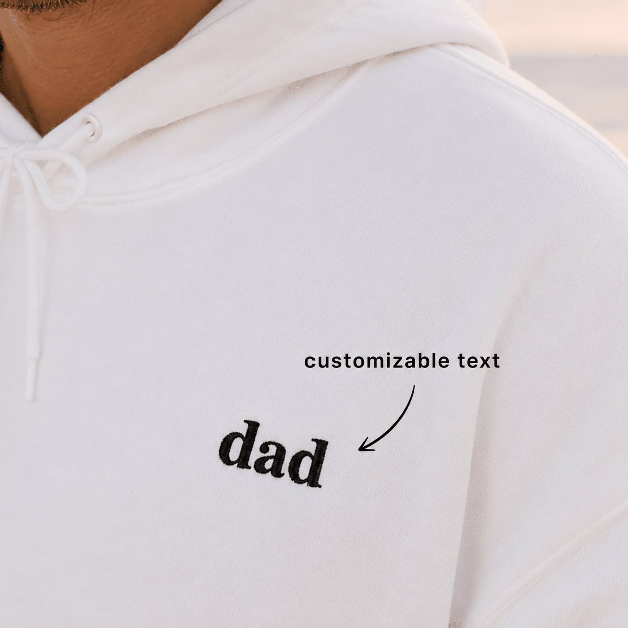 Custom Dad Hoodie | Personalized Embroidered Chest & Sleeve | Matching Dad Mini Set | Dad Gift S-3XL custom personalized gift - AURIA CUSTOM PRINTS