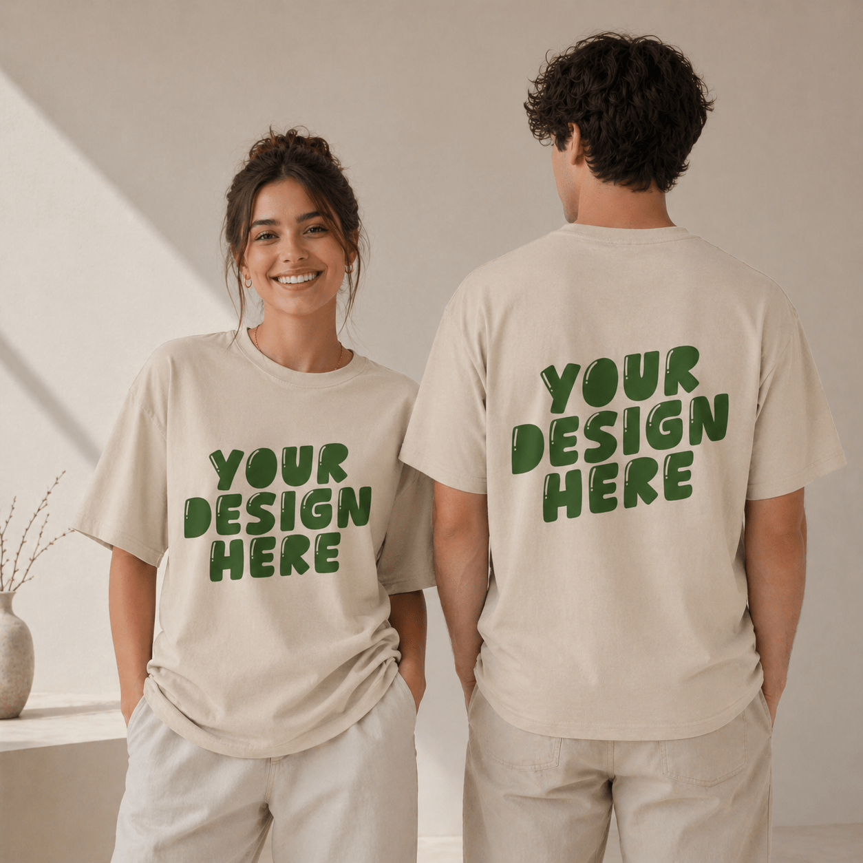 Custom Design T-Shirt | Upload Your Design, Front & Back Print Tee custom personalized gift - AURIA CUSTOM PRINTS