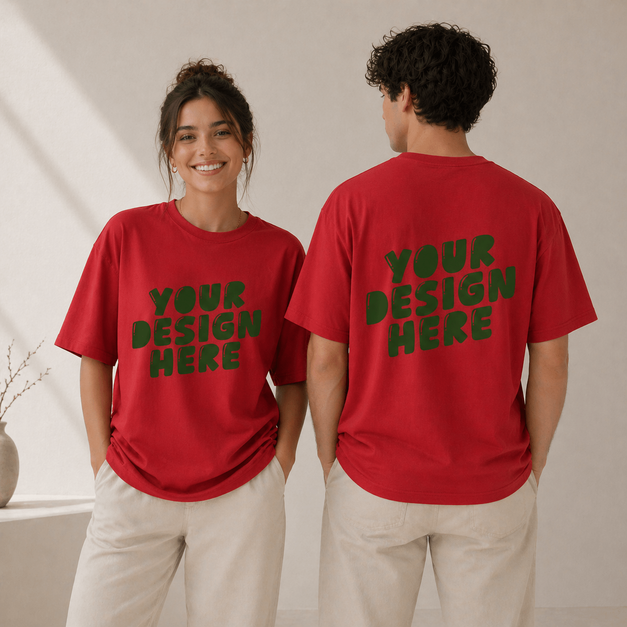 Custom Design T-Shirt | Upload Your Design, Front & Back Print Tee custom personalized gift - AURIA CUSTOM PRINTS