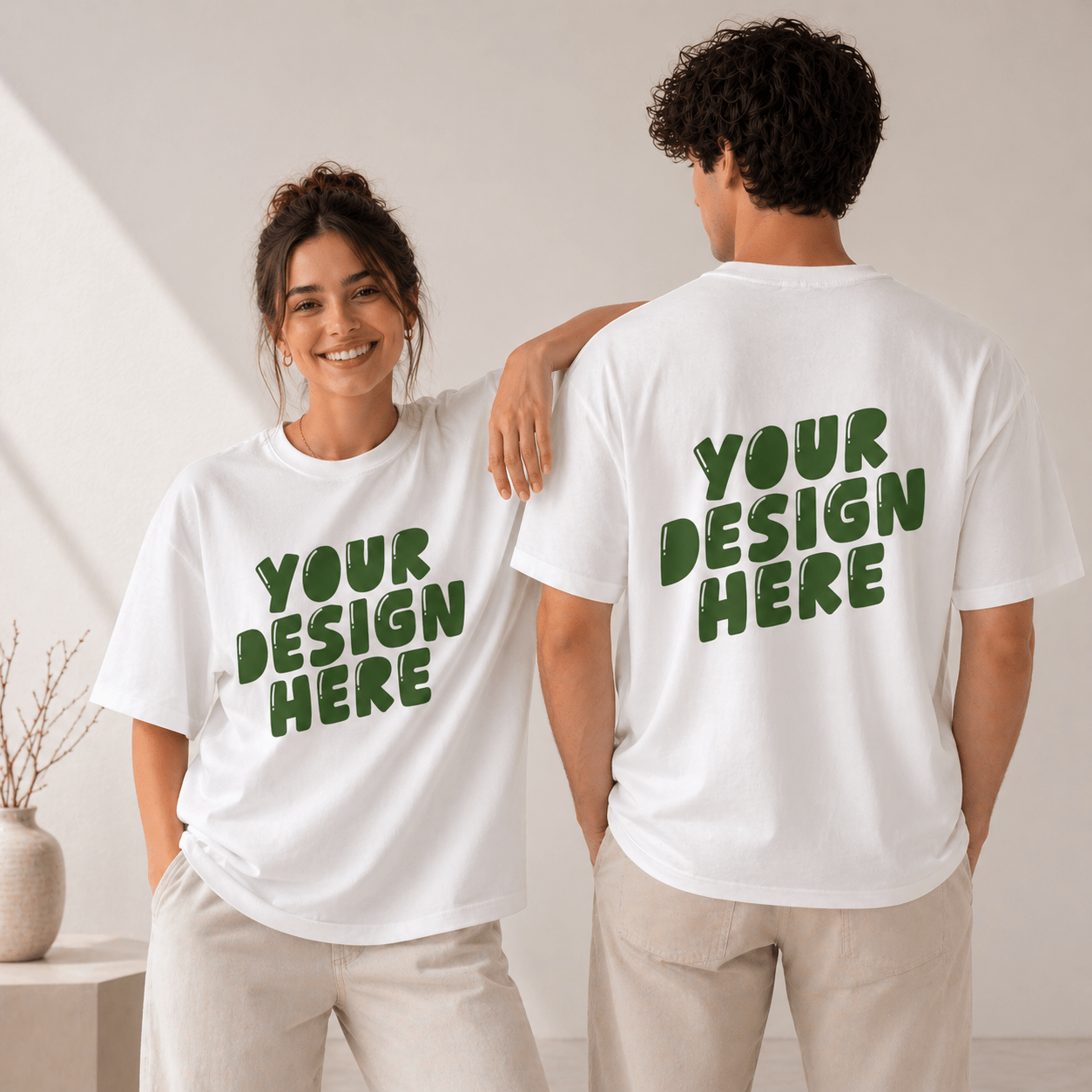 Custom Design T-Shirt | Upload Your Design, Front & Back Print Tee custom personalized gift - AURIA CUSTOM PRINTS