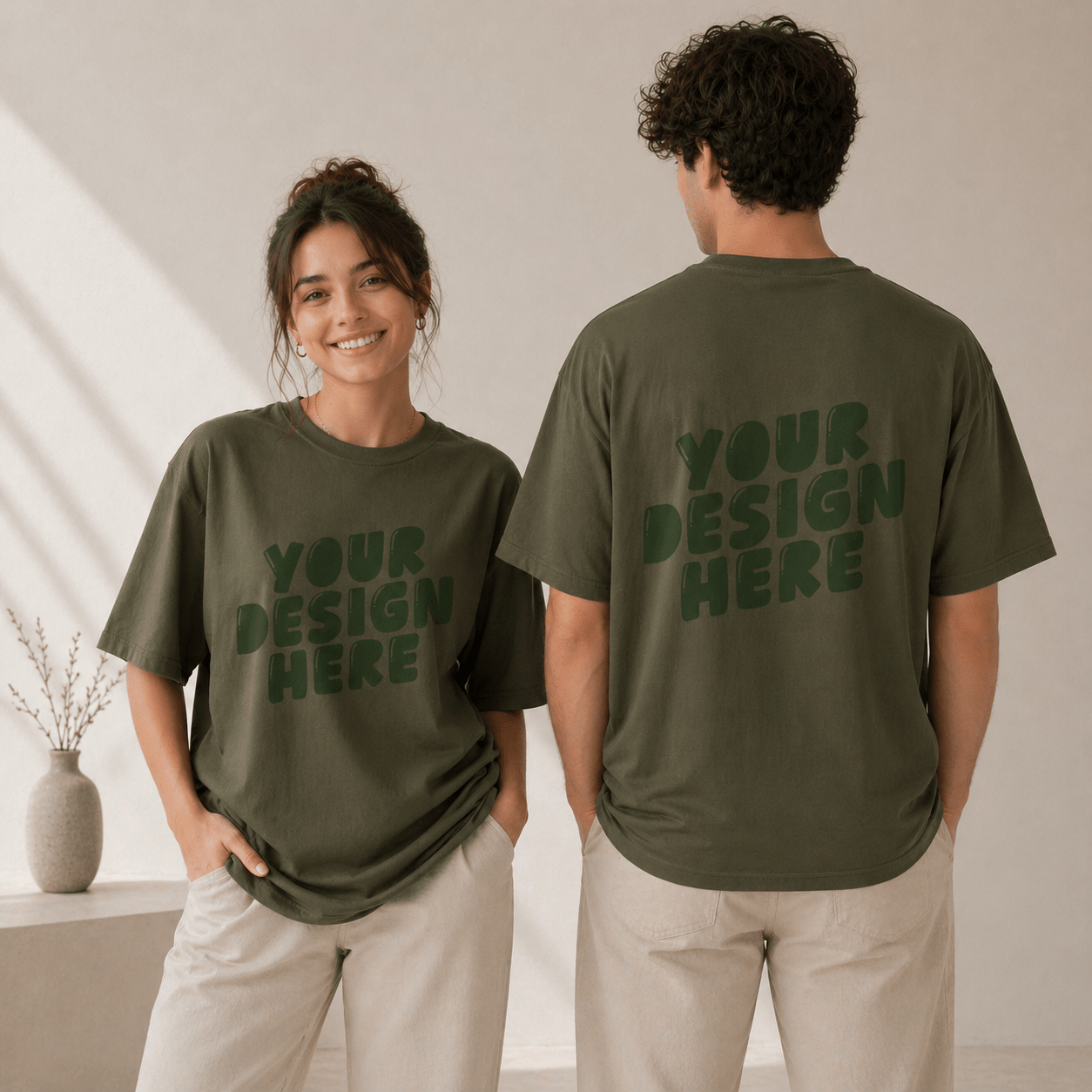 Custom Design T-Shirt | Upload Your Design, Front & Back Print Tee custom personalized gift - AURIA CUSTOM PRINTS