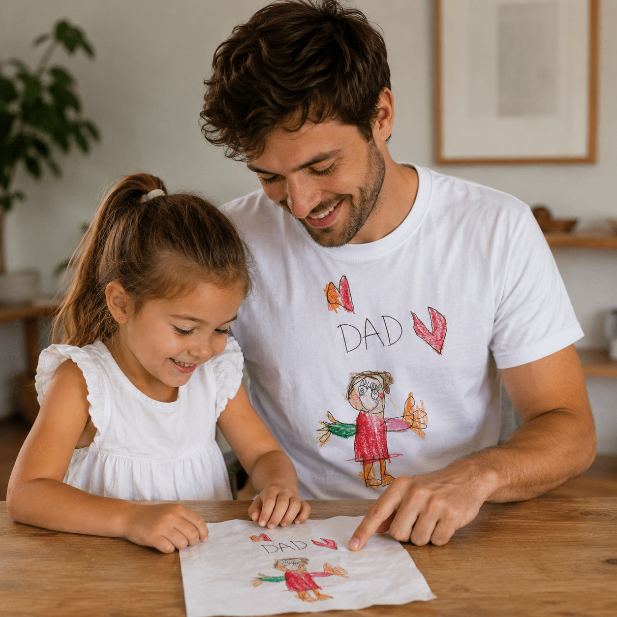 Custom Kids Drawing Shirt | Personalized Child Art Tee | Mom Dad Gift From Kids | Unique Mother Gift S-2XL custom personalized gift - AURIA CUSTOM PRINTS