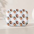 Custom Kids Face AirPods Case | Personalized Children Photo Checkered Cover | Dad Mom Gift | All AirPods Models custom personalized gift - AURIA CUSTOM PRINTS