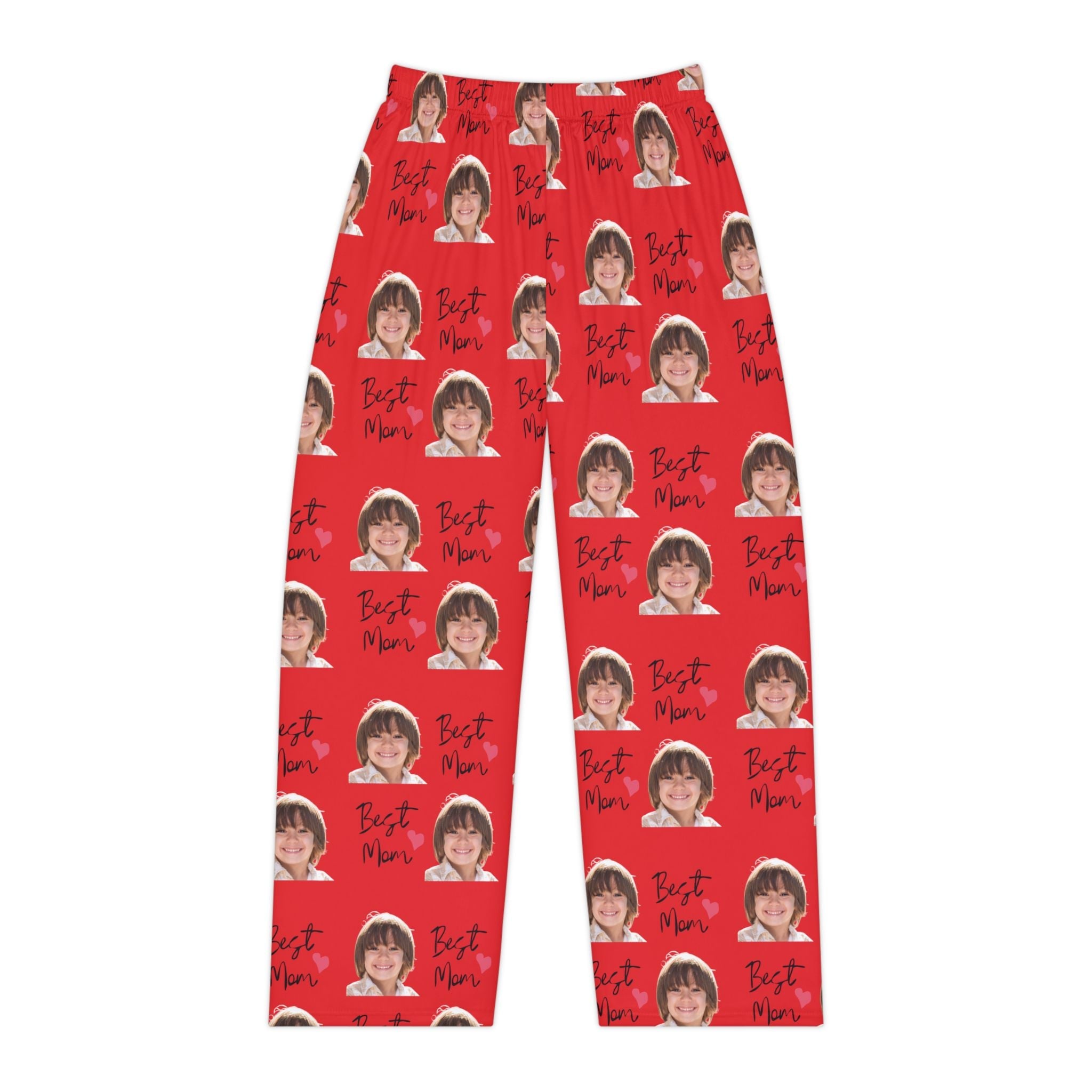 Custom Kids Face Pajama Pants for Mom | Best Mom Personalized Gift custom personalized gift - AURIA CUSTOM PRINTS