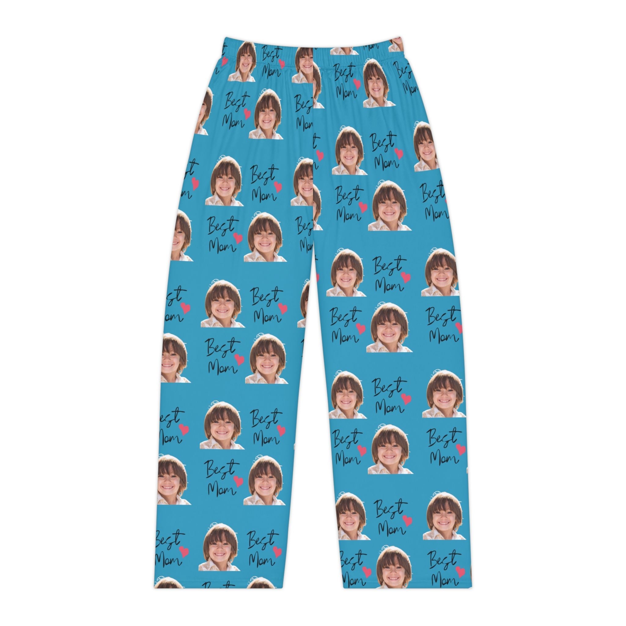 Custom Kids Face Pajama Pants for Mom | Best Mom Personalized Gift custom personalized gift - AURIA CUSTOM PRINTS