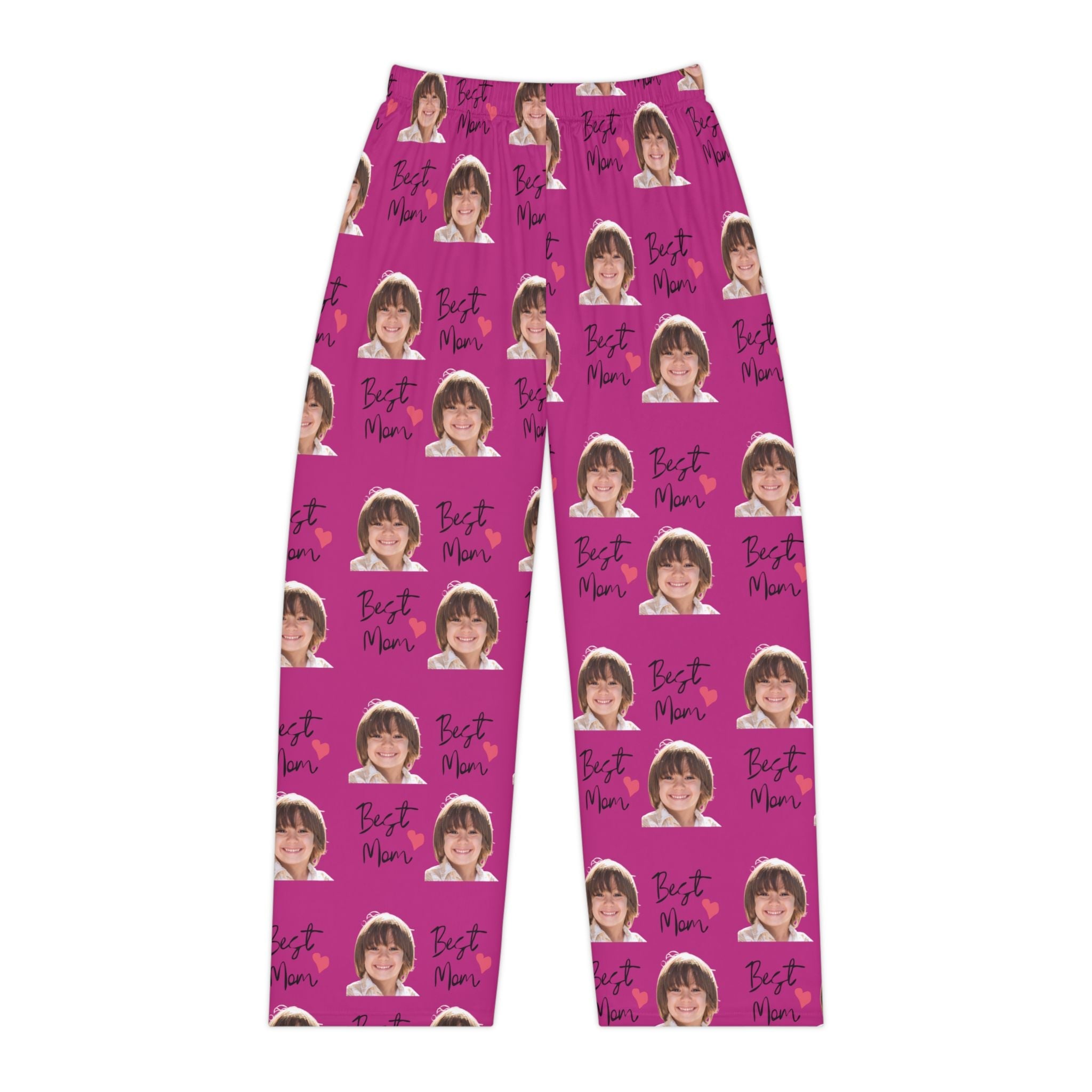 Custom Kids Face Pajama Pants for Mom | Best Mom Personalized Gift custom personalized gift - AURIA CUSTOM PRINTS