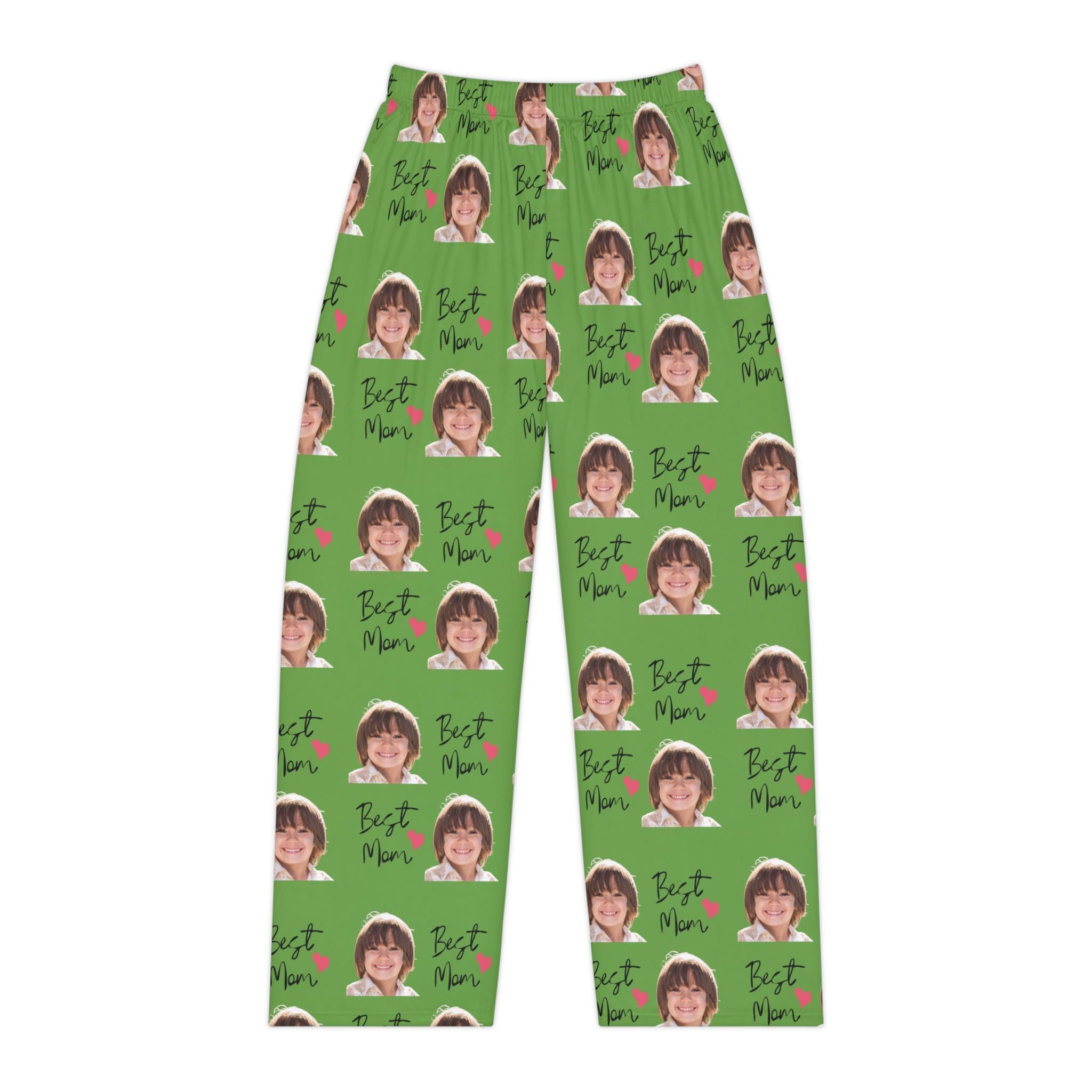 Custom Kids Face Pajama Pants for Mom | Best Mom Personalized Gift custom personalized gift - AURIA CUSTOM PRINTS