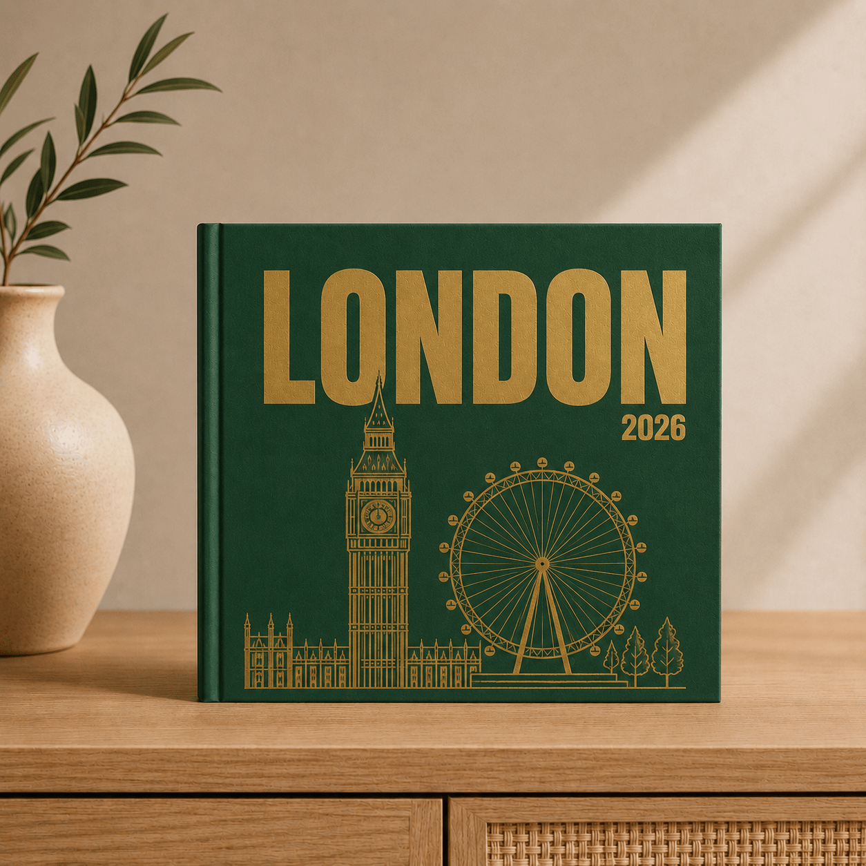 Custom London Photo Book | Personalized Hardcover Travel Keepsake | 24 Pages | 3 Iconic Cover Designs custom personalized gift - AURIA CUSTOM PRINTS