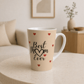 Custom Mom Latte Mug | Personalized Mother & Child Illustration | 12 oz Ceramic Gift Mug custom personalized gift - AURIA CUSTOM PRINTS