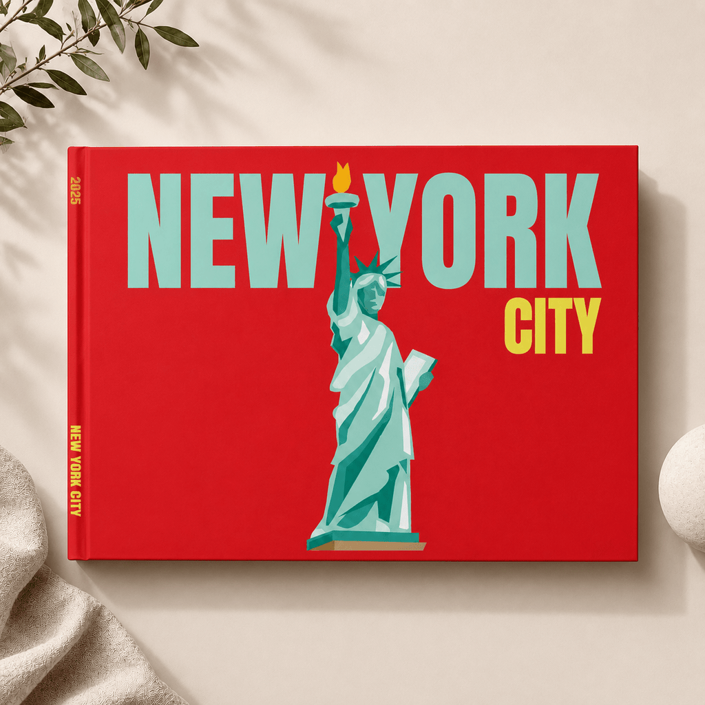 Custom New York Photo Book | Personalized Hardcover Travel Keepsake | 24 Pages | 3 Iconic NYC Covers custom personalized gift - AURIA CUSTOM PRINTS