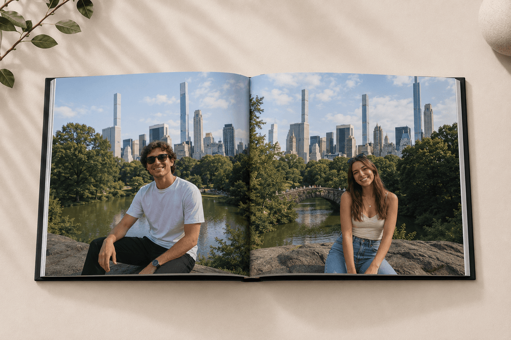 Custom New York Photo Book | Personalized Hardcover Travel Keepsake | 24 Pages | 3 Iconic NYC Covers custom personalized gift - AURIA CUSTOM PRINTS