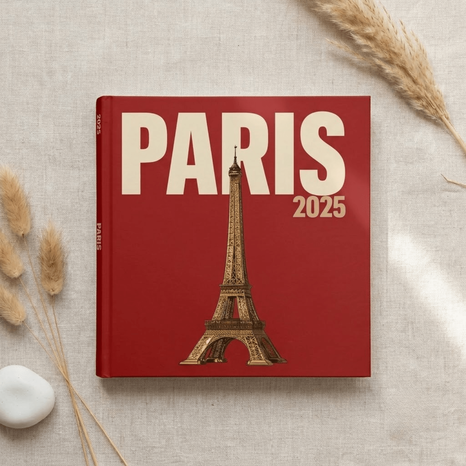 Custom Paris Photo Book | Personalized Hardcover Travel Keepsake | 24 Pages | 3 Cover Color custom personalized gift - AURIA CUSTOM PRINTS