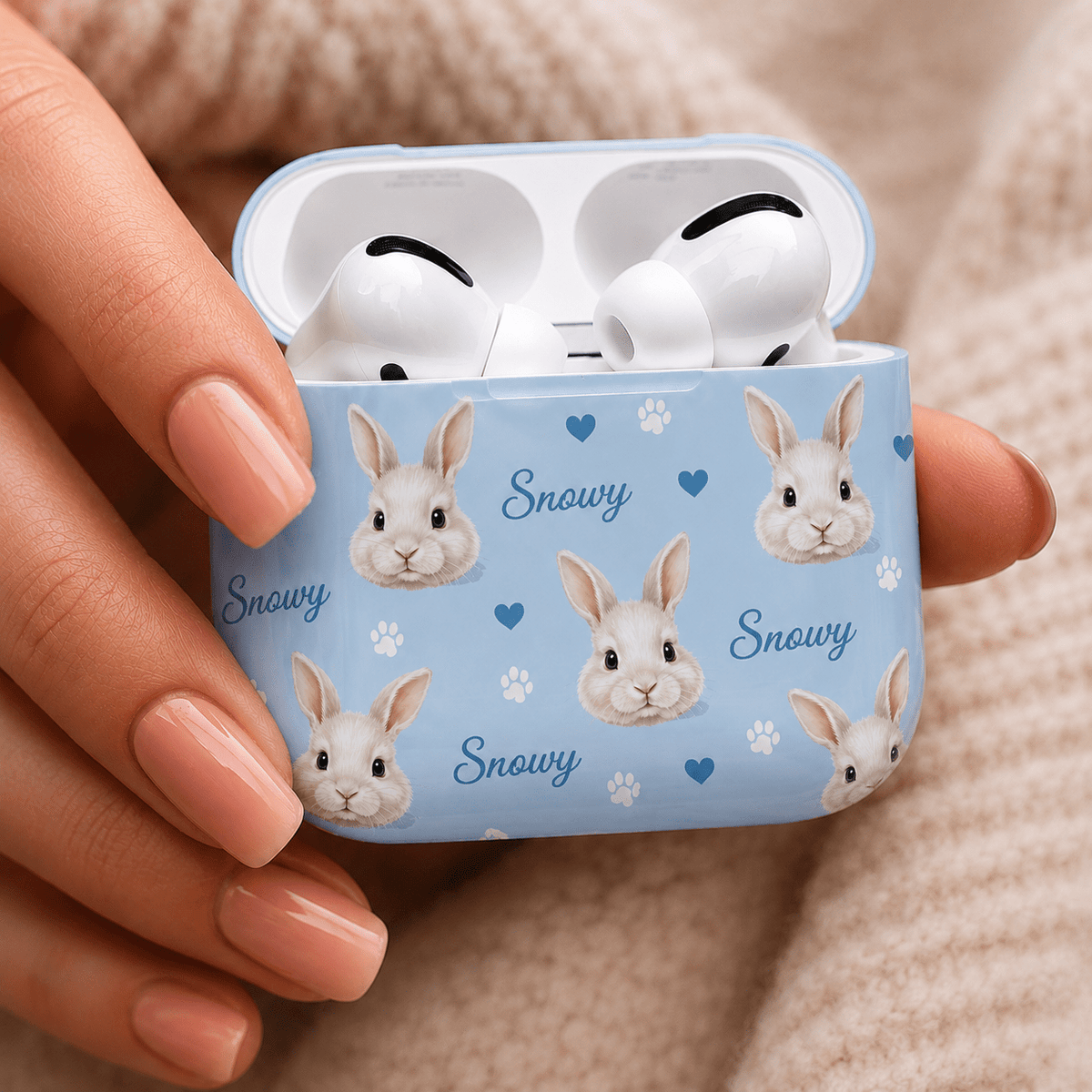Custom Pet AirPods Case | Personalized Dog Cat Photo Name AirPods Cover | Pet Lover Gift | All Models custom personalized gift - AURIA CUSTOM PRINTS