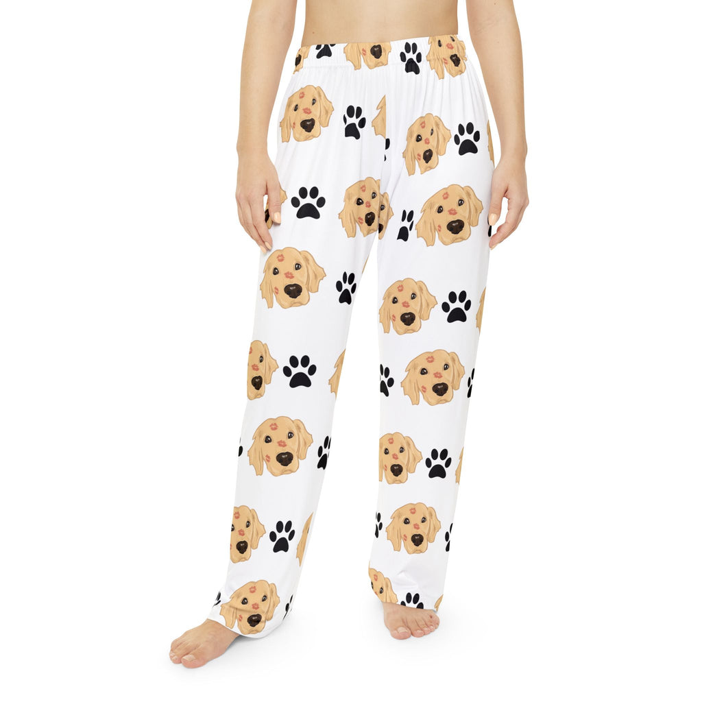 Custom Pet Face Pajama Pants | Paw Print Women's Loungewear custom personalized gift - AURIA CUSTOM PRINTS
