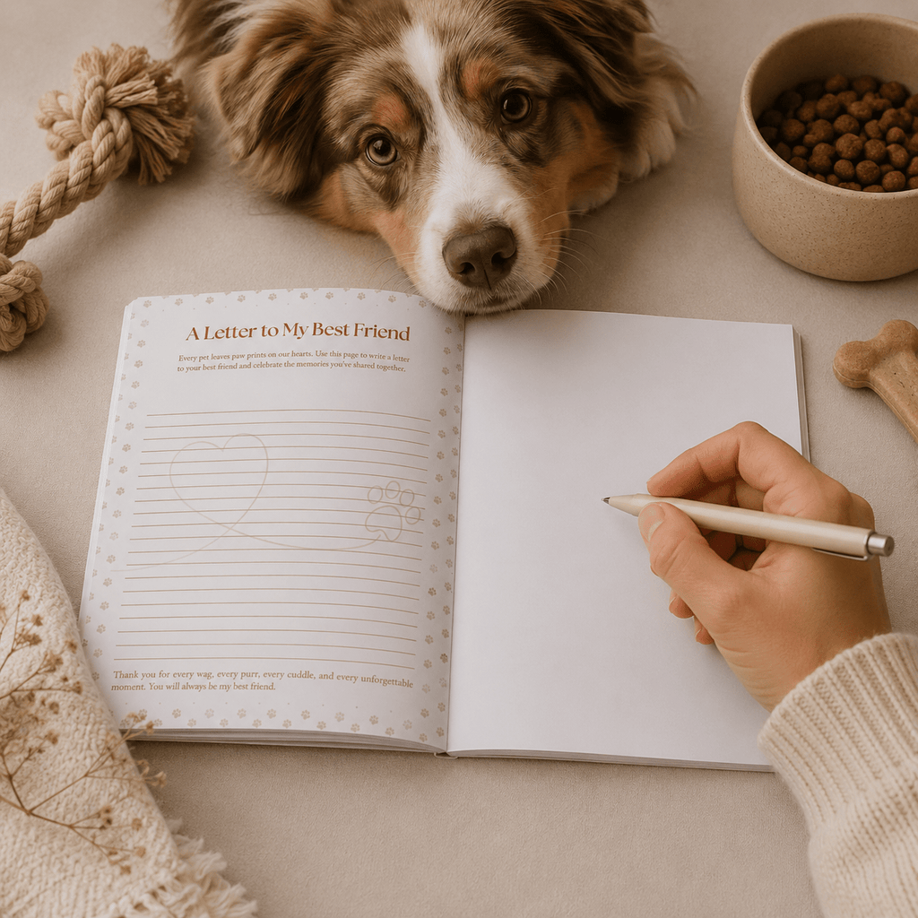 Custom Pet Health & Care Journal | Personalized Cover with Photo & Name, 24-Page Dog Cat Record Book custom personalized gift - AURIA CUSTOM PRINTS