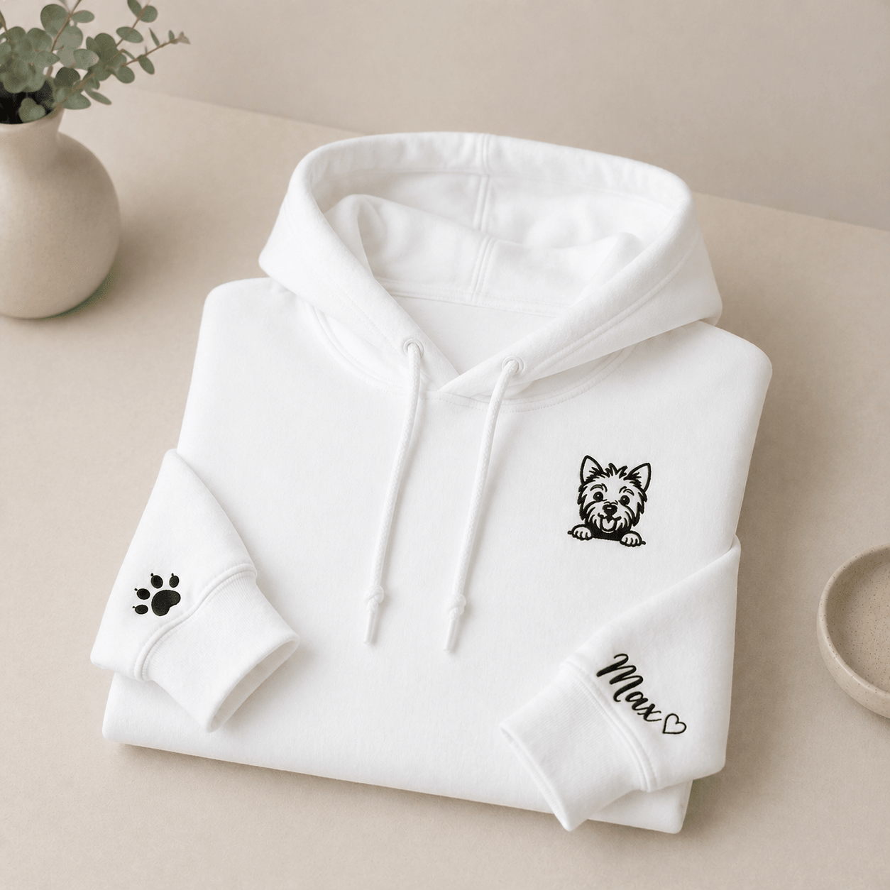 Custom Pet Hoodie for Men | Personalized Dog Portrait Sweatshirt custom personalized gift - AURIA CUSTOM PRINTS