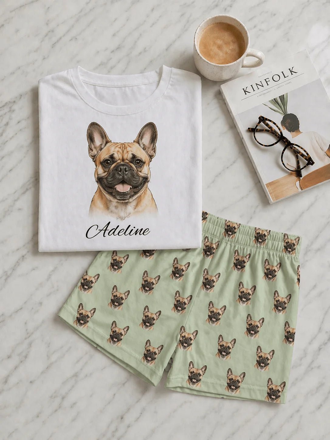 Custom Pet Portrait Pajamas | Personalized Dog Cat Sleepwear Gift custom personalized gift - AURIA CUSTOM PRINTS
