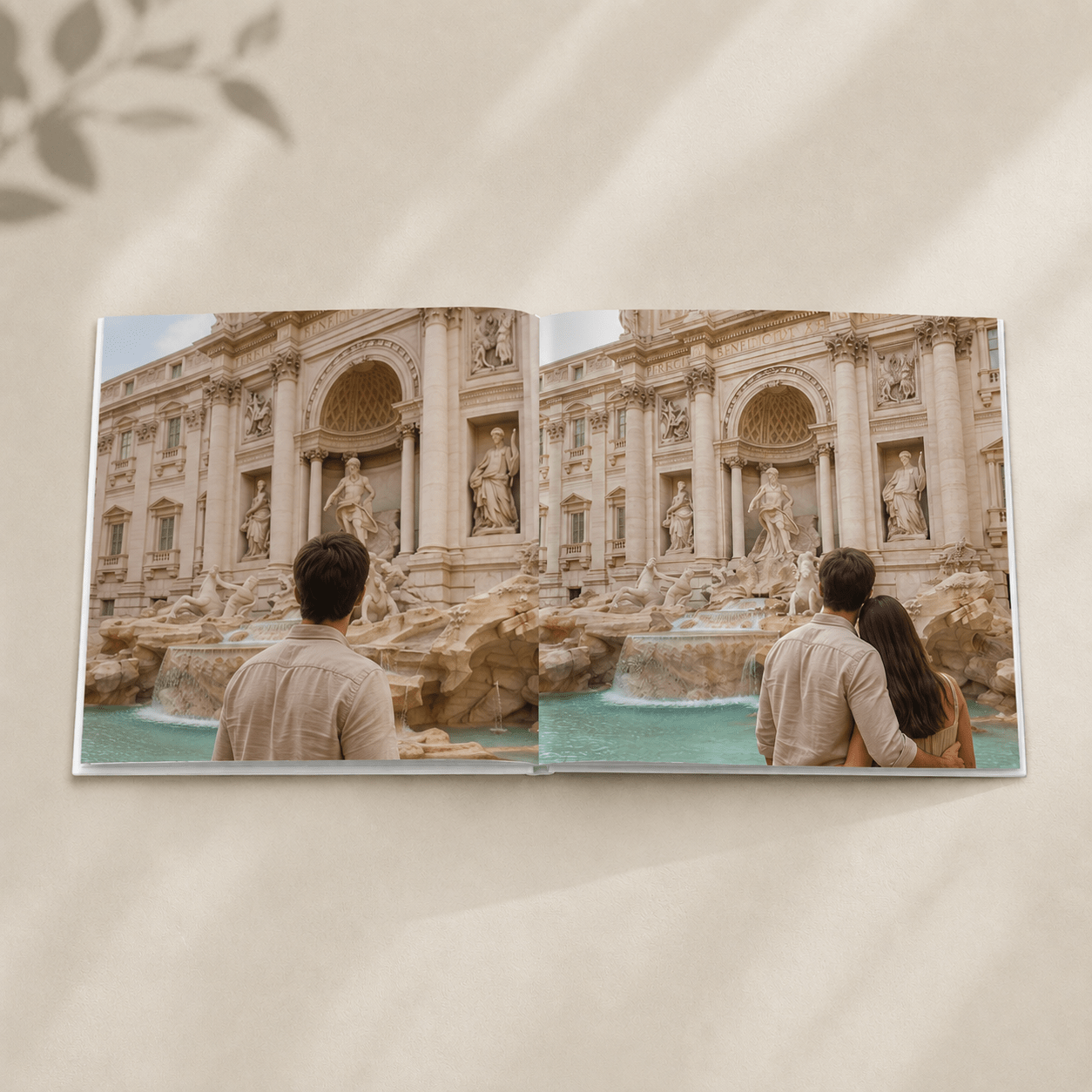 Custom Rome Photo Book | Personalized Hardcover Travel Keepsake | 24 Pages | 3 Cover Colors custom personalized gift - AURIA CUSTOM PRINTS