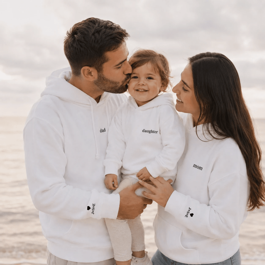 Custom Toddler Hoodie | Personalized Mini Name Kids Pullover | Matching Family Set | Mom Dad Mini 2T-5T custom personalized gift - AURIA CUSTOM PRINTS