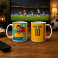 Custom World Cup 2026 Soccer Card Mug | Personalized Player Card Coffee Mug | Soccer Fan Gift | Custom Football Mug | 11oz 15oz custom personalized gift - AURIA CUSTOM PRINTS