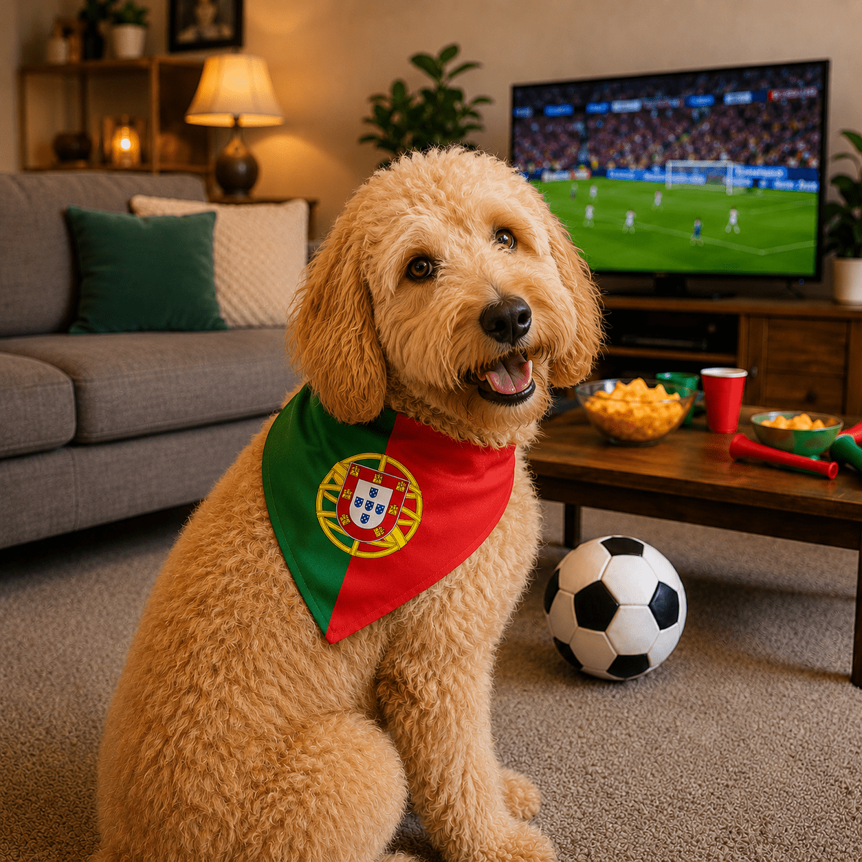 Customizable World Cup 2026 Dog Bandana | Soccer Pet Flag Accessory custom personalized gift - AURIA CUSTOM PRINTS