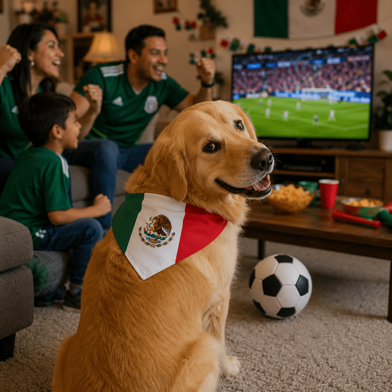 Customizable World Cup 2026 Dog Bandana | Soccer Pet Flag Accessory custom personalized gift - AURIA CUSTOM PRINTS