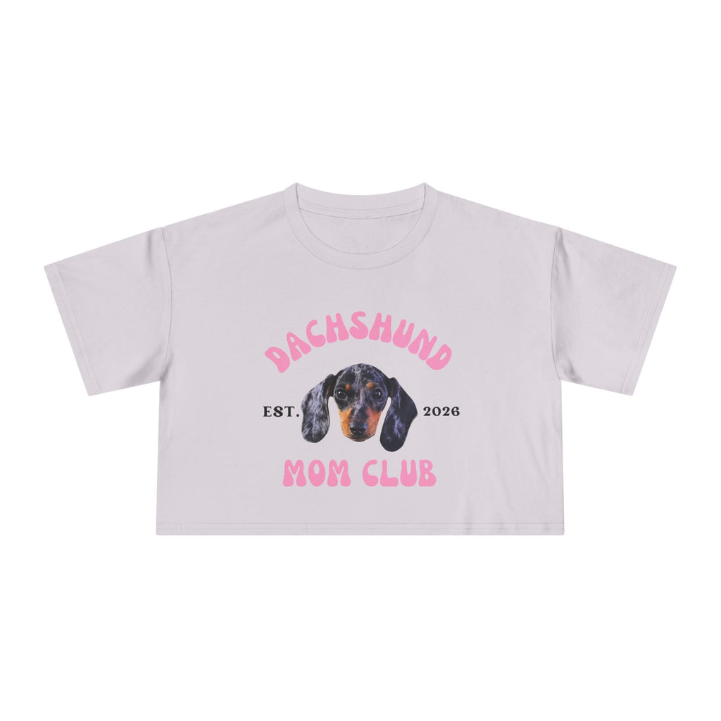 Dog Mom Club Crop Tee | Personalized Breed & Est Year Shirt | Dog Lover Gift XS-2XL custom personalized gift - AURIA CUSTOM PRINTS
