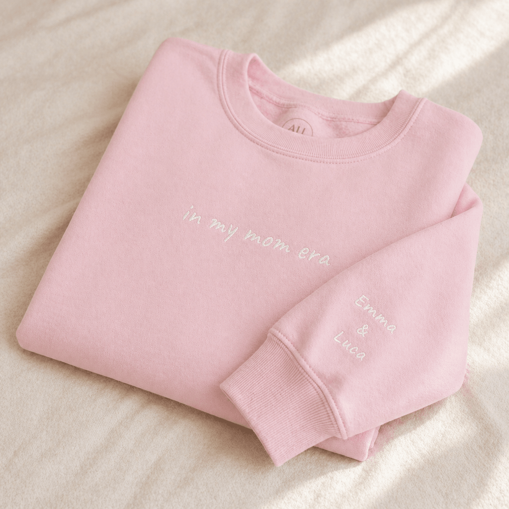 In My Mom Era Sweatshirt | Personalized Crewneck custom personalized gift - AURIA CUSTOM PRINTS