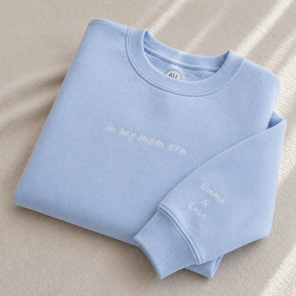 In My Mom Era Sweatshirt | Personalized Crewneck custom personalized gift - AURIA CUSTOM PRINTS
