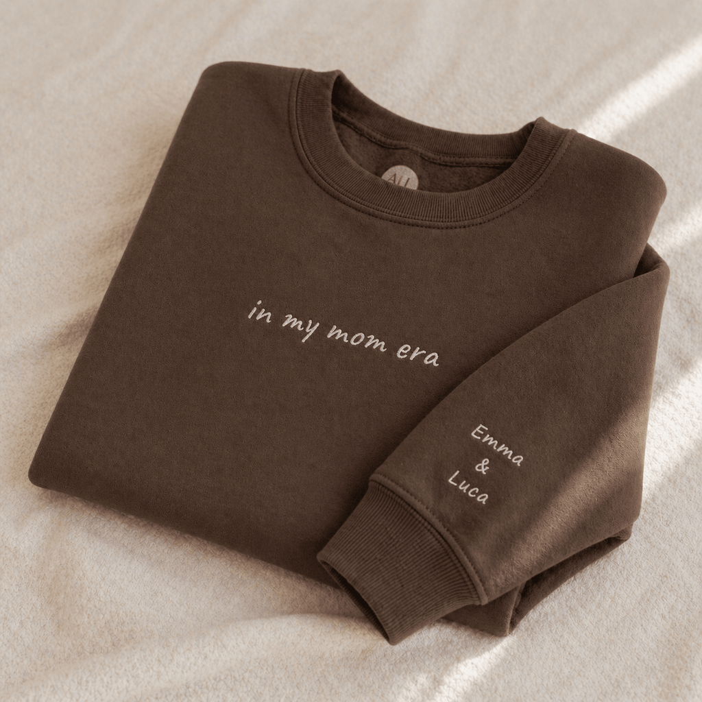 In My Mom Era Sweatshirt | Personalized Crewneck custom personalized gift - AURIA CUSTOM PRINTS