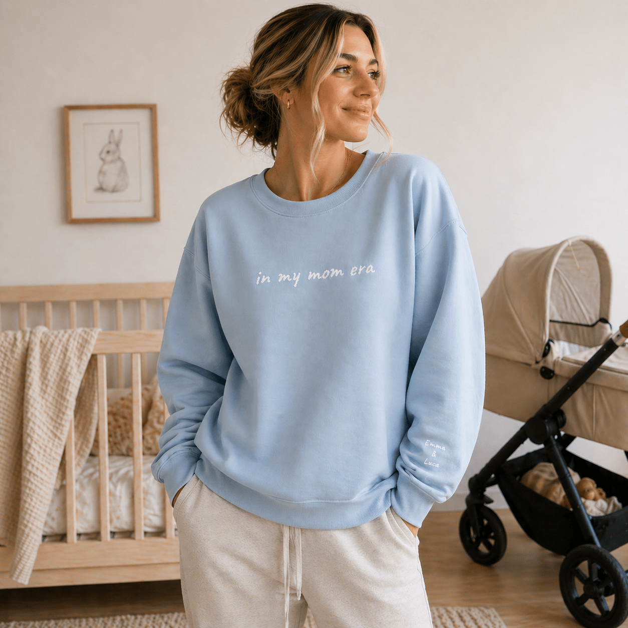 In My Mom Era Sweatshirt | Personalized Crewneck custom personalized gift - AURIA CUSTOM PRINTS