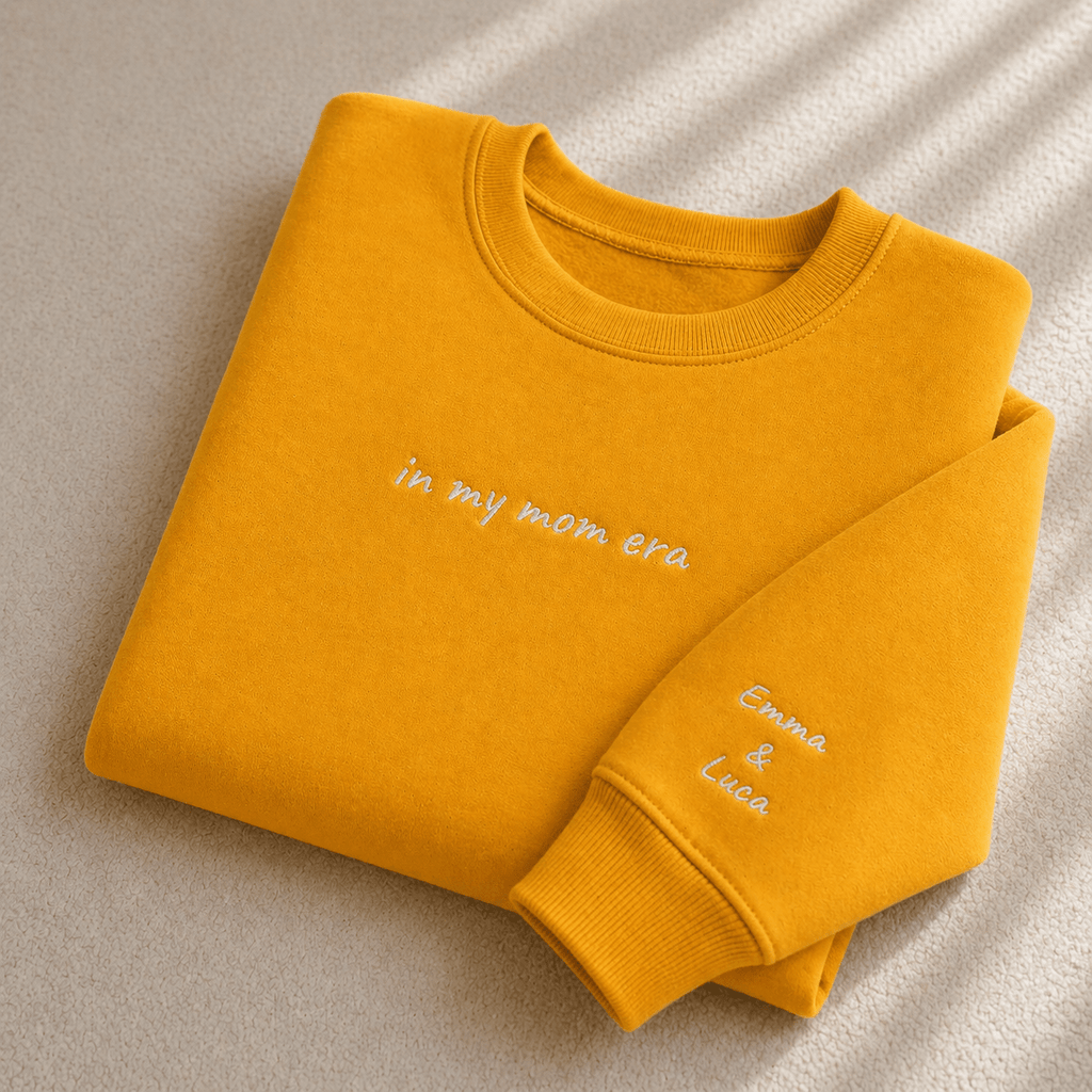 In My Mom Era Sweatshirt | Personalized Crewneck custom personalized gift - AURIA CUSTOM PRINTS