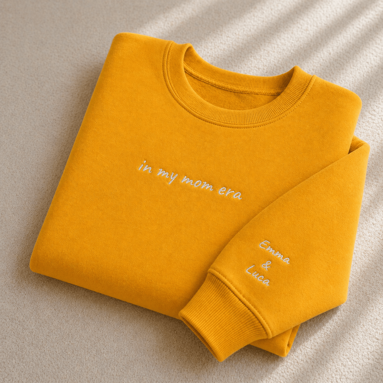 In My Mom Era Sweatshirt | Personalized Crewneck custom personalized gift - AURIA CUSTOM PRINTS