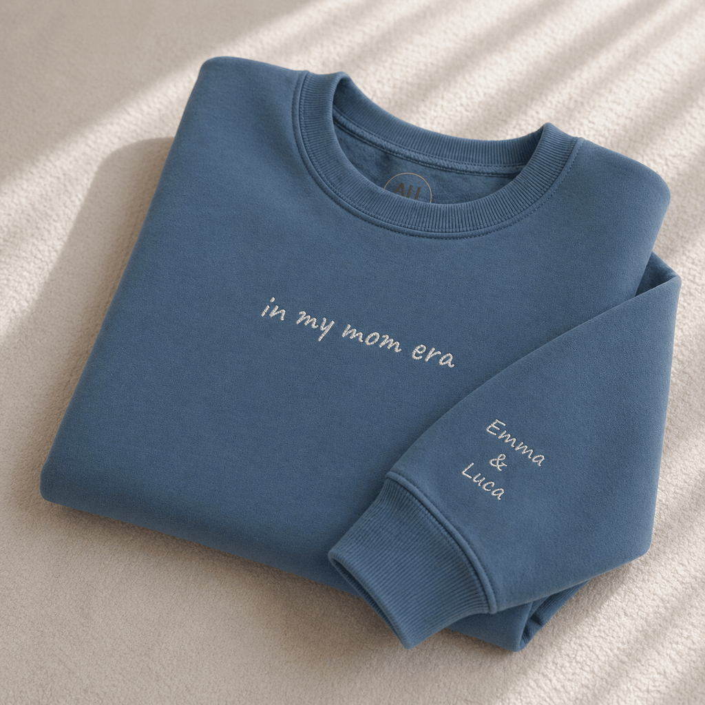 In My Mom Era Sweatshirt | Personalized Crewneck custom personalized gift - AURIA CUSTOM PRINTS