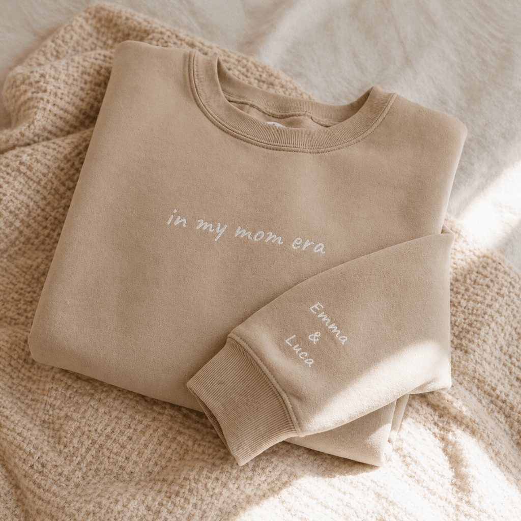 In My Mom Era Sweatshirt | Personalized Crewneck custom personalized gift - AURIA CUSTOM PRINTS