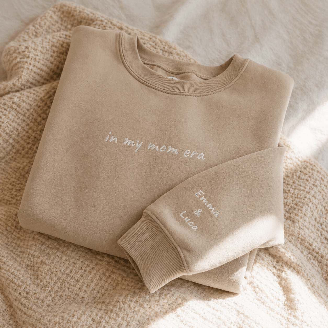 In My Mom Era Sweatshirt | Personalized Crewneck custom personalized gift - AURIA CUSTOM PRINTS