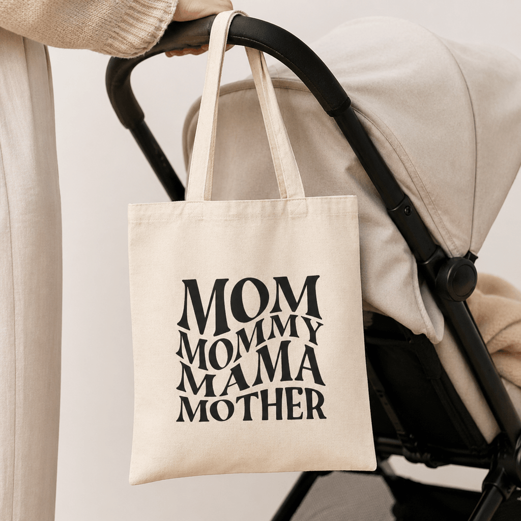 Mom Tote Bag | Cute Mother’s Day Gift Tote custom personalized gift - AURIA CUSTOM PRINTS