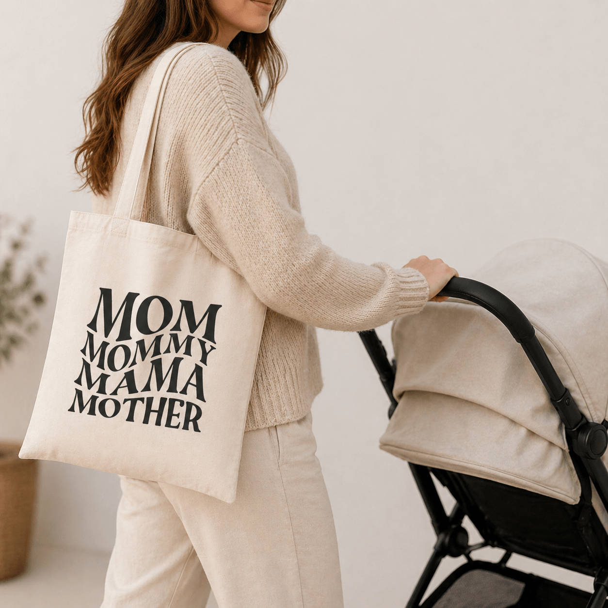 Mom Tote Bag | Cute Mother’s Day Gift Tote custom personalized gift - AURIA CUSTOM PRINTS