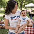 My First 4th of July Baby Bodysuit | First Fourth of July Onesie | Patriotic Baby Gift | Newborn 0-24M custom personalized gift - AURIA CUSTOM PRINTS
