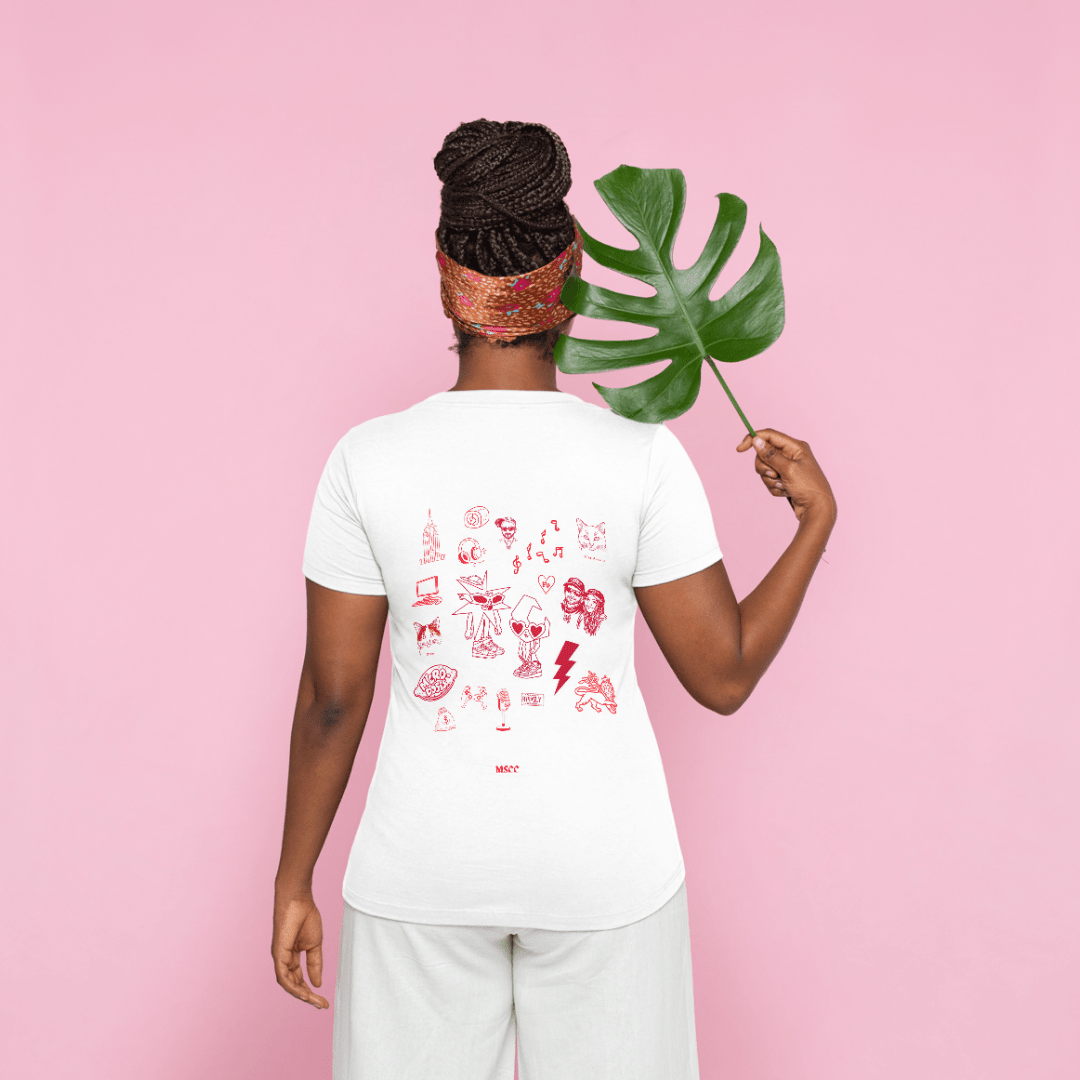 Personalized Identity T-Shirt for Her | Custom Shirt with Meaningful Icons for Woman custom personalized gift - AURIA CUSTOM PRINTS