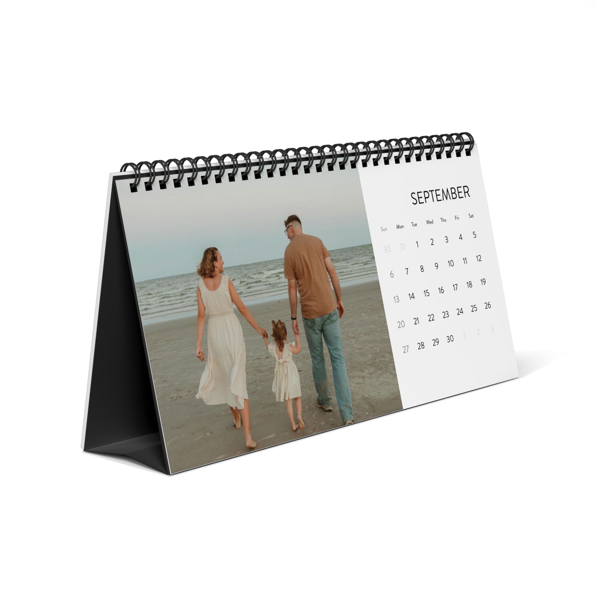 Personalized Photo Desk Calendar 2026 | Custom Monthly Picture Calendar Gift custom personalized gift - AURIA CUSTOM PRINTS