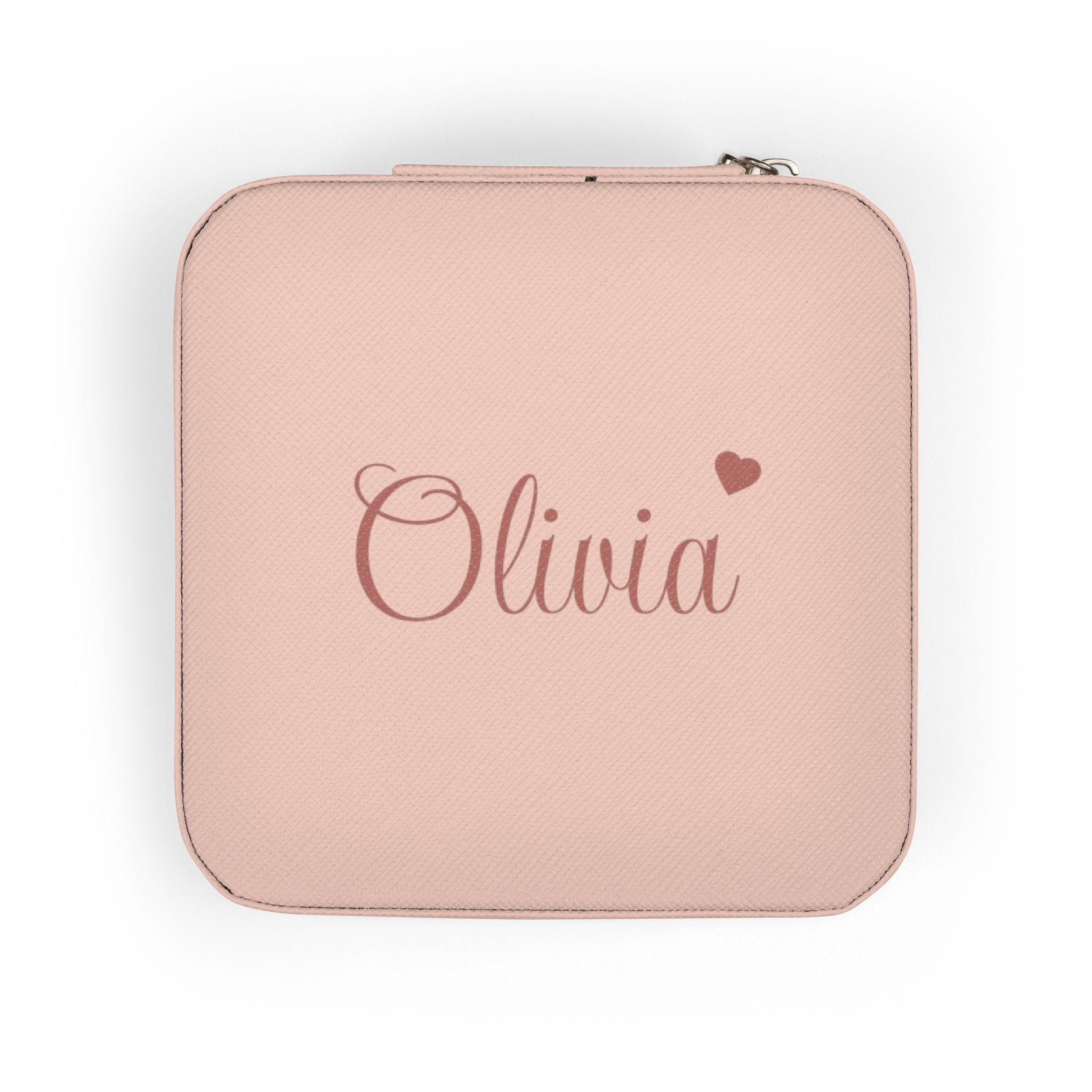 Travel Jewelry Case | Personalized Compact Jewelry Organizer (rings, earrings, necklaces) custom personalized gift - AURIA CUSTOM PRINTS