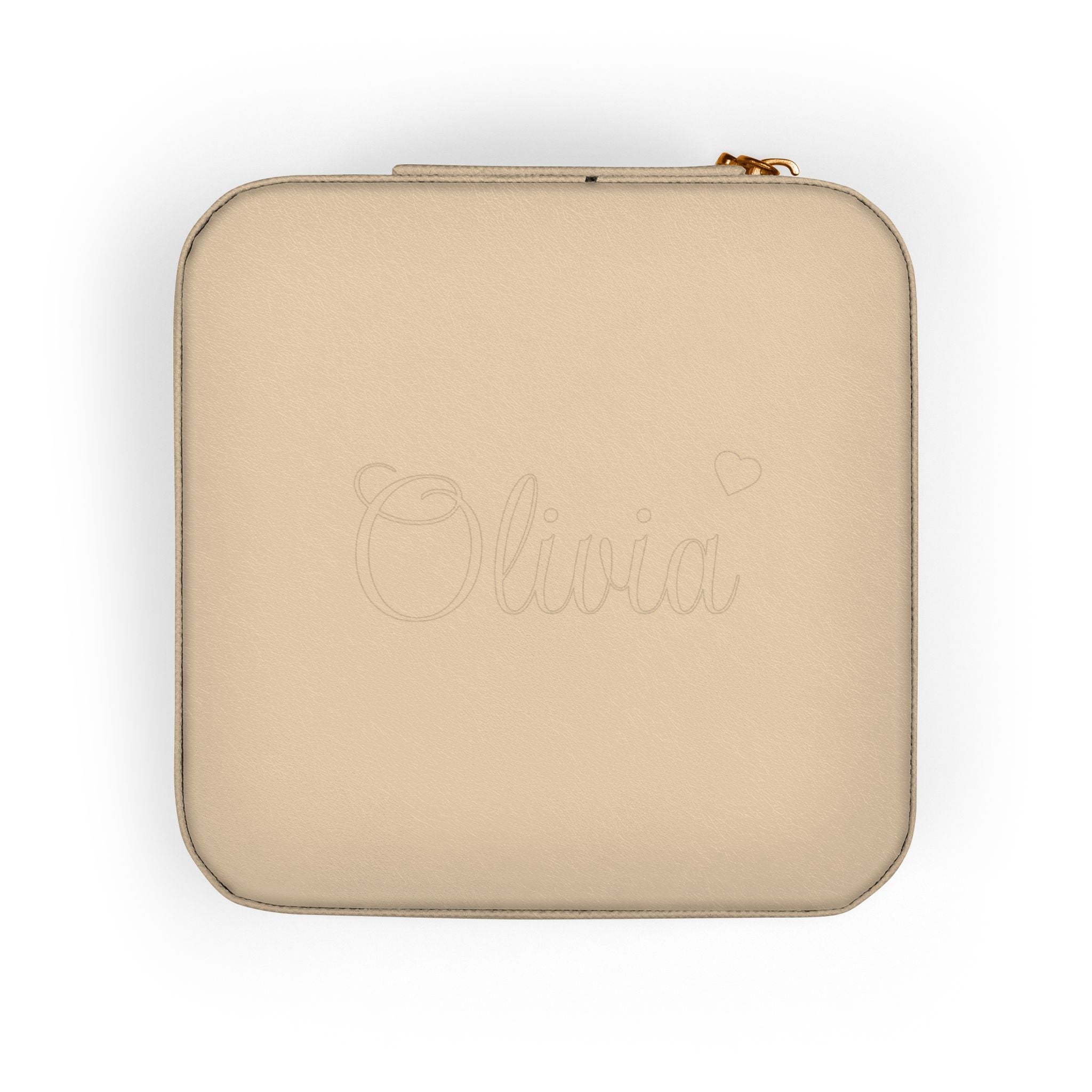 Travel Jewelry Case | Personalized Compact Jewelry Organizer (rings, earrings, necklaces) custom personalized gift - AURIA CUSTOM PRINTS