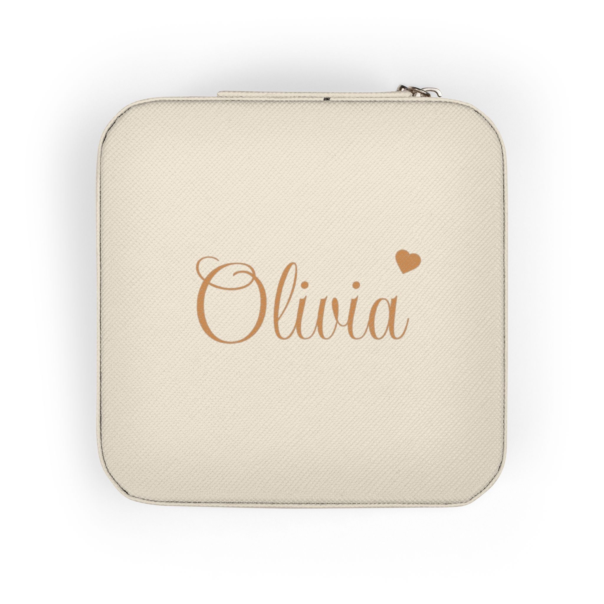 Travel Jewelry Case | Personalized Compact Jewelry Organizer (rings, earrings, necklaces) custom personalized gift - AURIA CUSTOM PRINTS