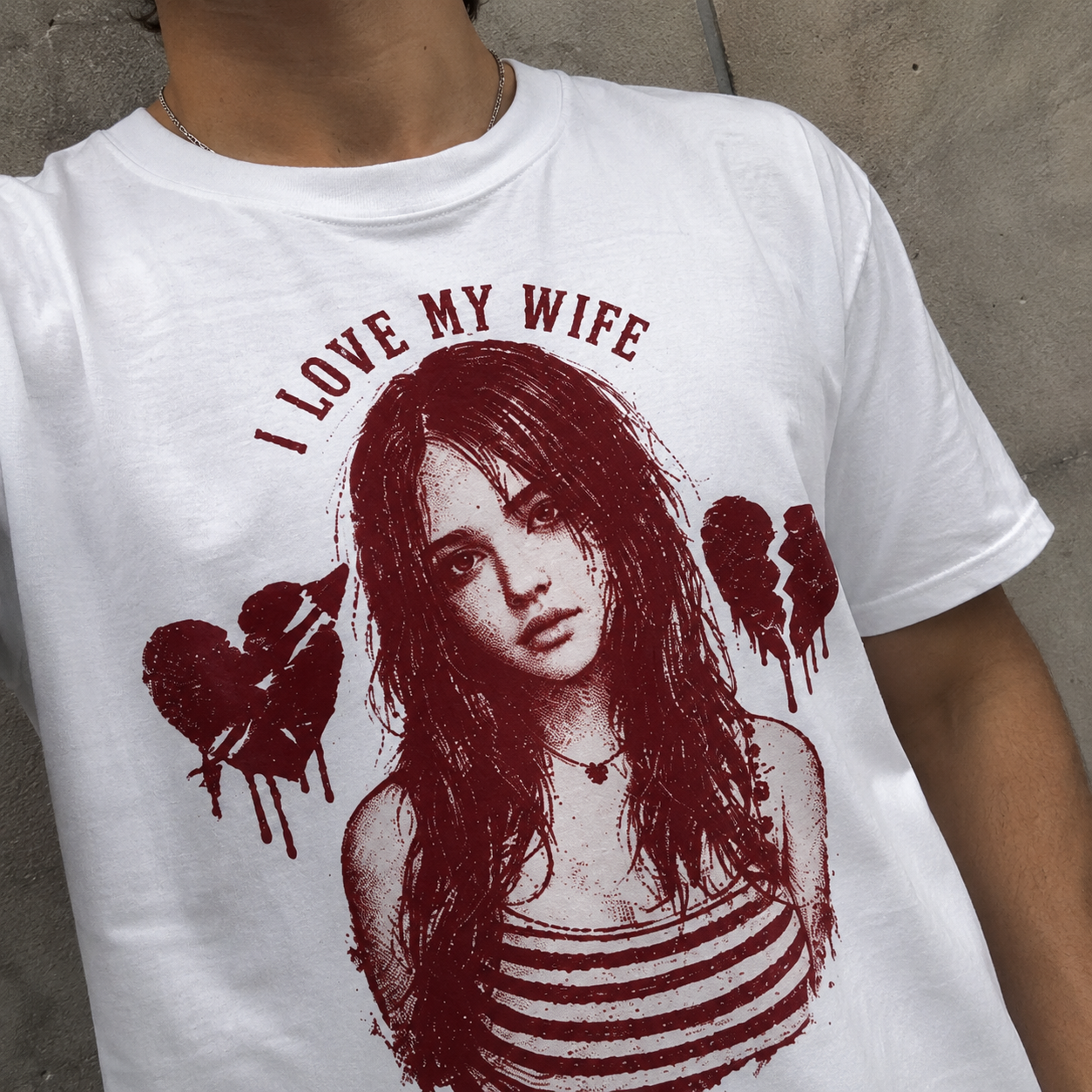 Custom Wife Girlfriend Photo Shirt | Personalized Portrait Tee